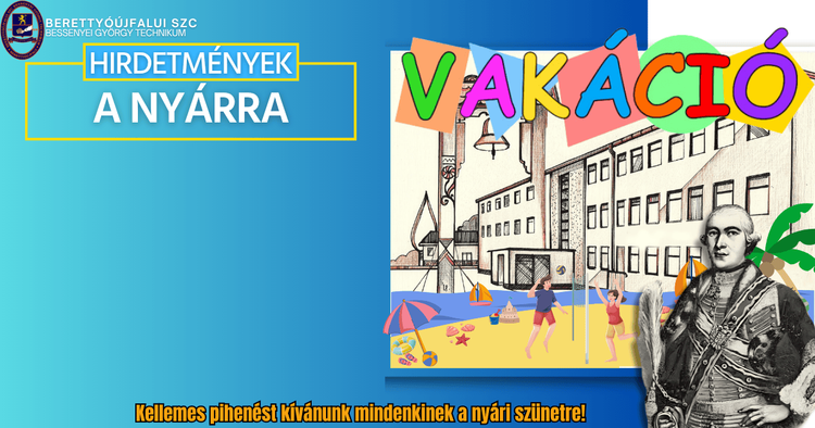 Hirdetmények a nyárra 2025