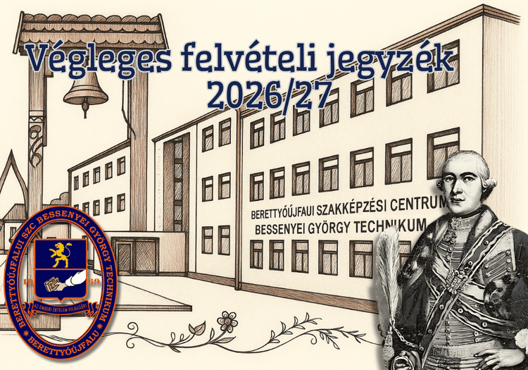Végleges felvételi jegyzék 2026