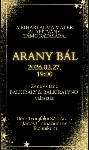 Arany bál 2026